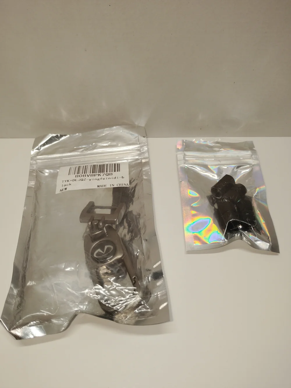 Infiniti Clip Keychain & Stem Cap Bundle-NWT
